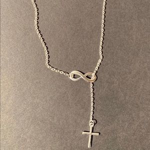 Silver Forever With Christ Necklace